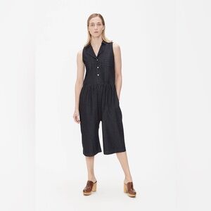 Ilana Kohn Violet Denim Jumpsuit Size Small